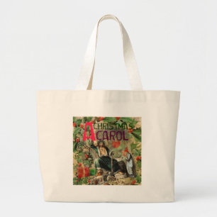 Bolso De Tela Gigante Ilustración del Fantasma del Navidad Presente Scro