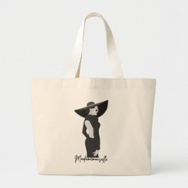 Bolso De Tela Gigante Ilustracion Madamemoiselle