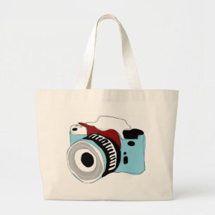 Bolso De Tela Gigante Ilustracion peculiar de la cámara digital