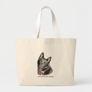 Bolso De Tela Gigante Imagen de Schipperke