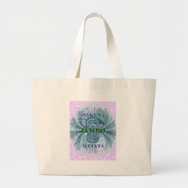 Bolso De Tela Gigante Impresión artística de Aurora Matata (Frente)