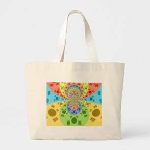 Bolso De Tela Gigante Impresión de arte abstracto inspirada en la bander