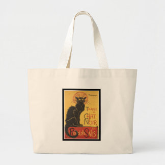 BOLSO DE TELA GIGANTE IMPRESIÓN DE LE CHAT NOIR