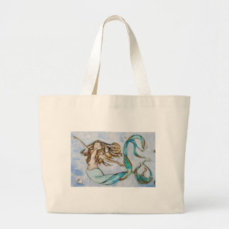 Bolso De Tela Gigante Impresión del arte de la sirena de Tamara Kapan