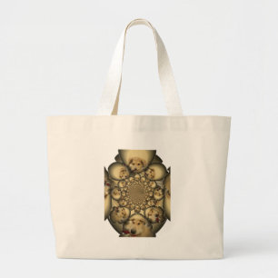 Bolso De Tela Gigante Impresión del arte del kaleidoscopio de cobre