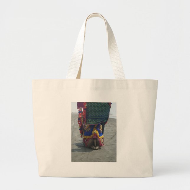 Bolso De Tela Gigante Impresión/gráfico de arte capilar caprichoso (Frente)
