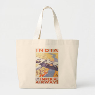 Bolso De Tela Gigante India por Imperial Airways