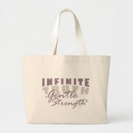 Bolso De Tela Gigante Infinite Truth, Gentle Strength Tote Bags