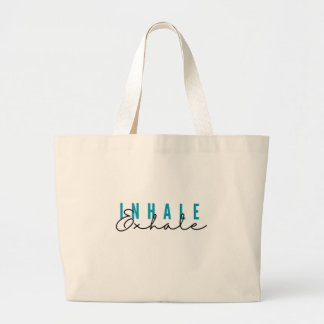 Bolso De Tela Gigante Inhale/Exhale