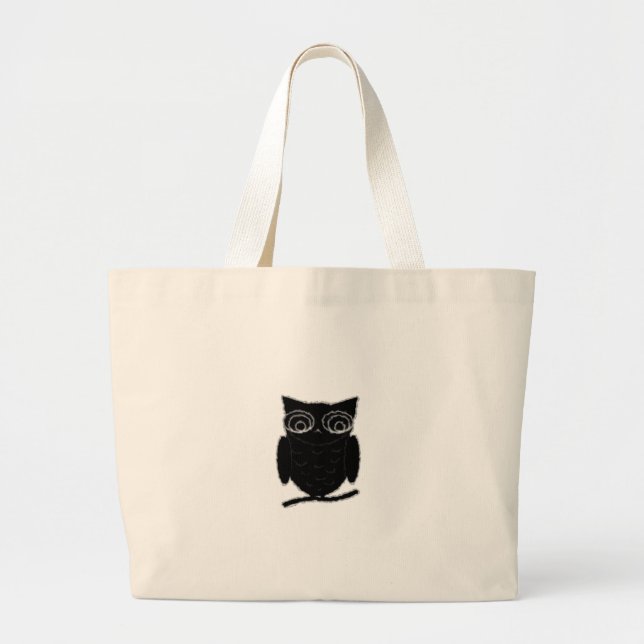 Bolso De Tela Gigante Inkblot Owl (Frente)