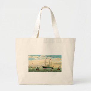 Bolso De Tela Gigante Inman Steamship Company
