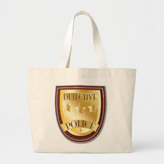 Bolso De Tela Gigante Insignia de detective