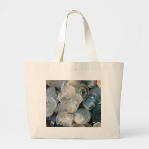 Bolso De Tela Gigante Insuladores de vidrio de época