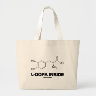 Bolso De Tela Gigante Interior de la L-Dopa (molécula química de
