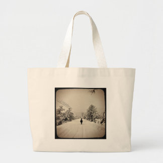 Bolso De Tela Gigante invierno de la llama