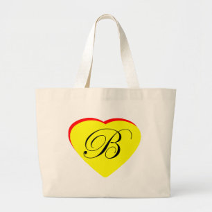 Bolso De Tela Gigante Invitación a la boda B de color rojo amarillo cora