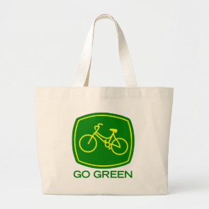 Bolso De Tela Gigante Ir Verde