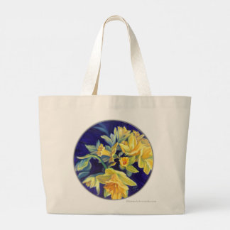 Bolso De Tela Gigante Iris y Daffodils Tote Bag