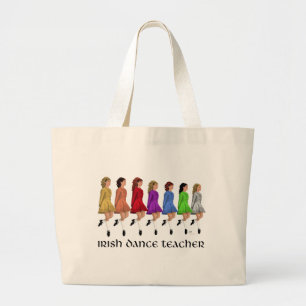 Bolso De Tela Gigante Irish Step Dance Teacher - Rainbow