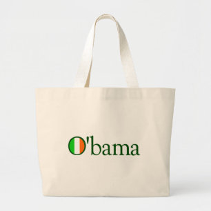 Bolso De Tela Gigante Irlandés de Obama