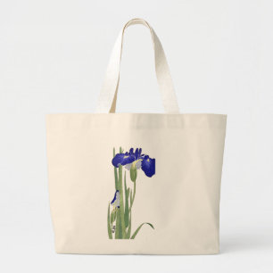 Bolso De Tela Gigante Irlandeses azules de Ohara Koson