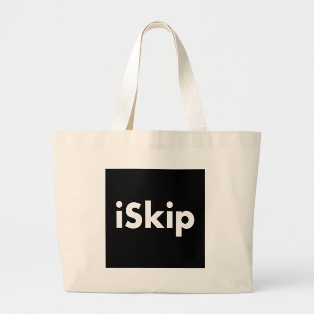 Bolso De Tela Gigante iSkip (Frente)