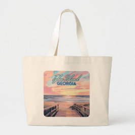 Bolso De Tela Gigante Isla Tybee Georgia Sunrise Beach Savannah