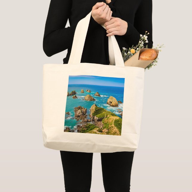Bolso De Tela Gigante Islas Nugget Point, Nueva Zelandia (Anverso (producto))