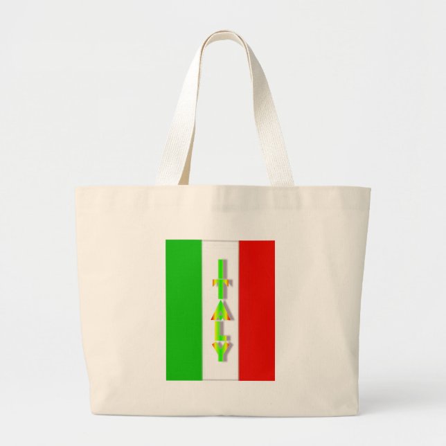 Bolso De Tela Gigante Italia (Frente)