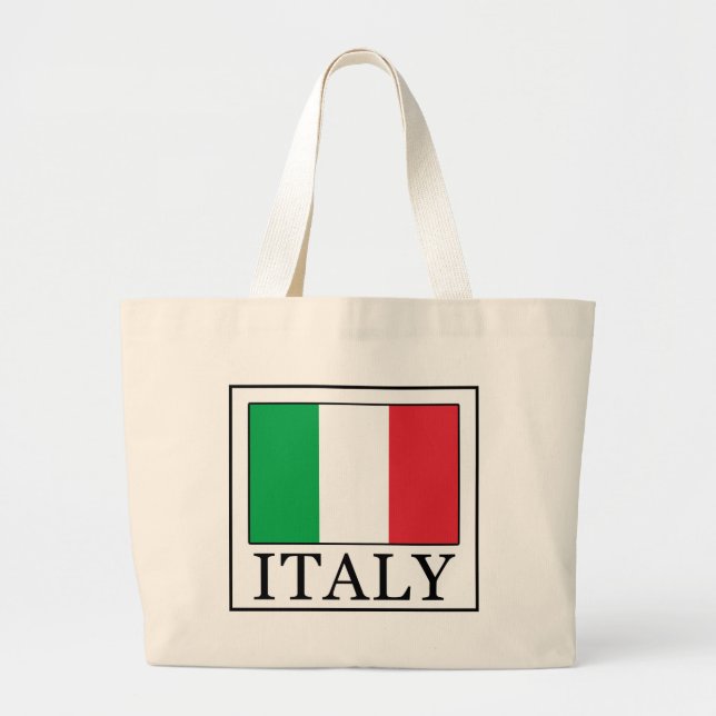 Bolso De Tela Gigante Italia (Frente)
