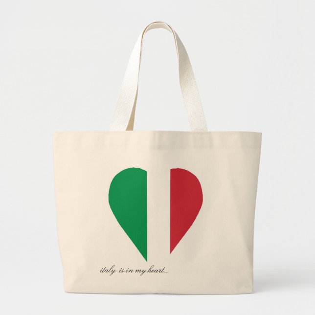 BOLSO DE TELA GIGANTE ITALIA (Frente)