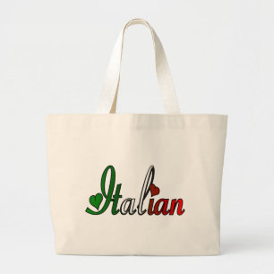 Bolso De Tela Gigante Italiano elegante