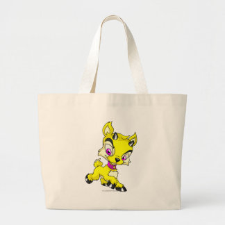 Bolso De Tela Gigante Ixi amarillo