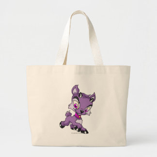 Bolso De Tela Gigante Ixi púrpura