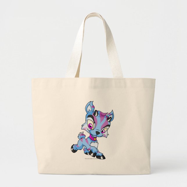 Bolso De Tela Gigante Ixi rayado (Frente)