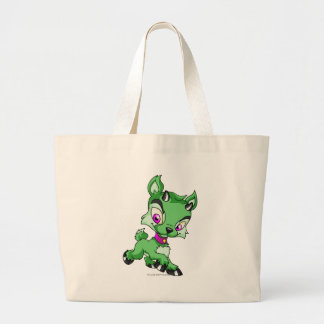 Bolso De Tela Gigante Ixi verde