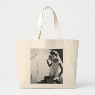 Bolso De Tela Gigante Jackie Kennedy, 1953