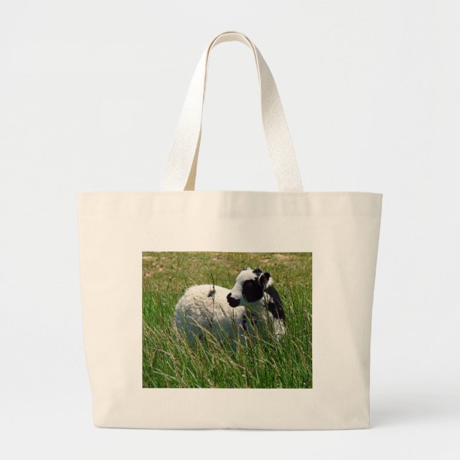 Bolso De Tela Gigante Jacob Ram Lamb (Frente)
