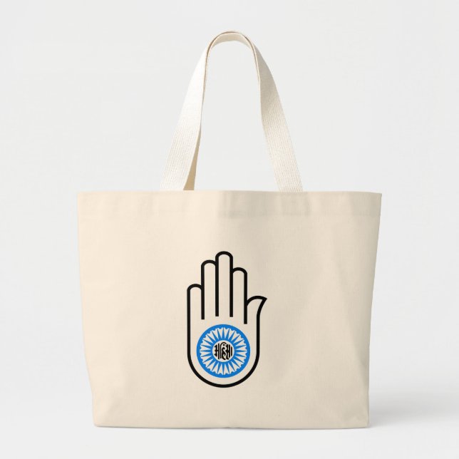 Bolso De Tela Gigante Jain Hand (Frente)