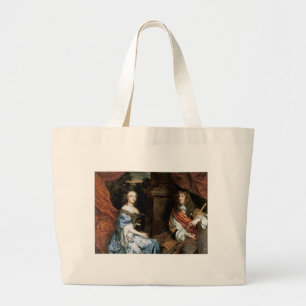 Bolso De Tela Gigante James II y Anne Hyde por Sir Peter Lely