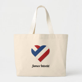 Bolso De Tela Gigante James Intveld con el corazón de los Países Bajos