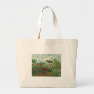 Bolso De Tela Gigante Jardín de artistas monet en pintura argentina