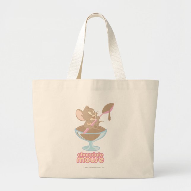 Bolso De Tela Gigante Jerry Chocolate Mouse (Frente)