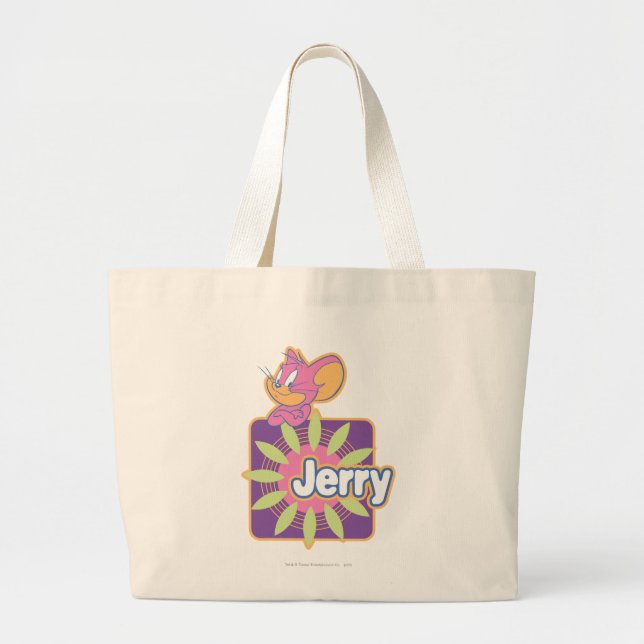 Bolso De Tela Gigante Jerry Neon Mouse (Frente)