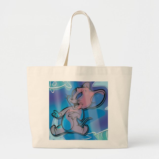 Bolso De Tela Gigante Jerry Trippy Fish (Frente)
