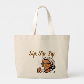 Bolso De Tela Gigante Jesus and My Tea