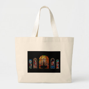 Bolso De Tela Gigante jesús de vidrio manchado