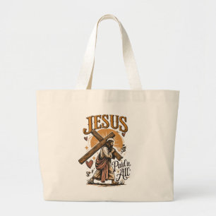 Bolso De Tela Gigante Jesús lo pagó todo