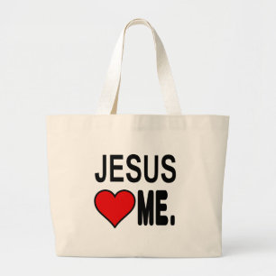 Bolso De Tela Gigante Jesús Me Ama Los Regalos De Jesús
