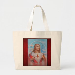 Bolso De Tela Gigante Jesus prayer traditional pillow